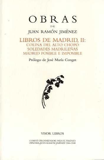 O.C. Juan Ramon Jimenez Libros de Madrid Ii. 