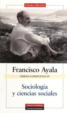 Sociologia y Ciencias Sociales Obras Completas Iv. 