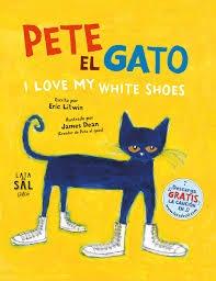 Pete el Gato "I Love My White Shoes". 