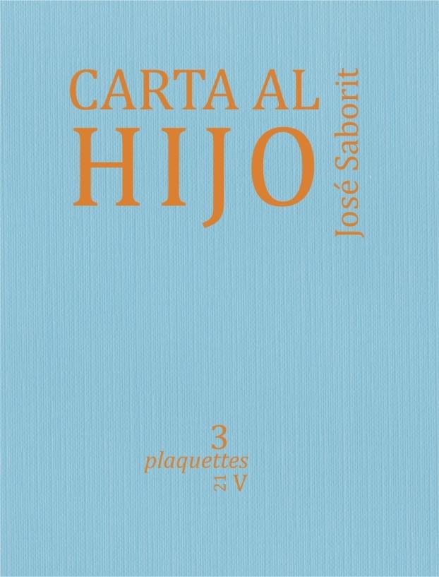 CARTA AL HIJO "plaquettes". 