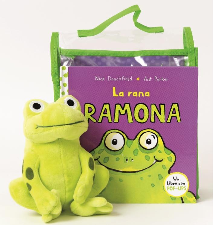 Pack la Rana Ramona "Libro + Muñeco". 