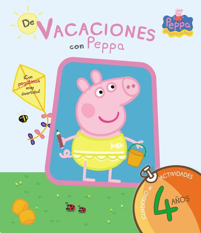 De vacaciones con Peppa - 4 años (Peppa Pig. Cuaderno de actividades) "(Con pegatinas)". 