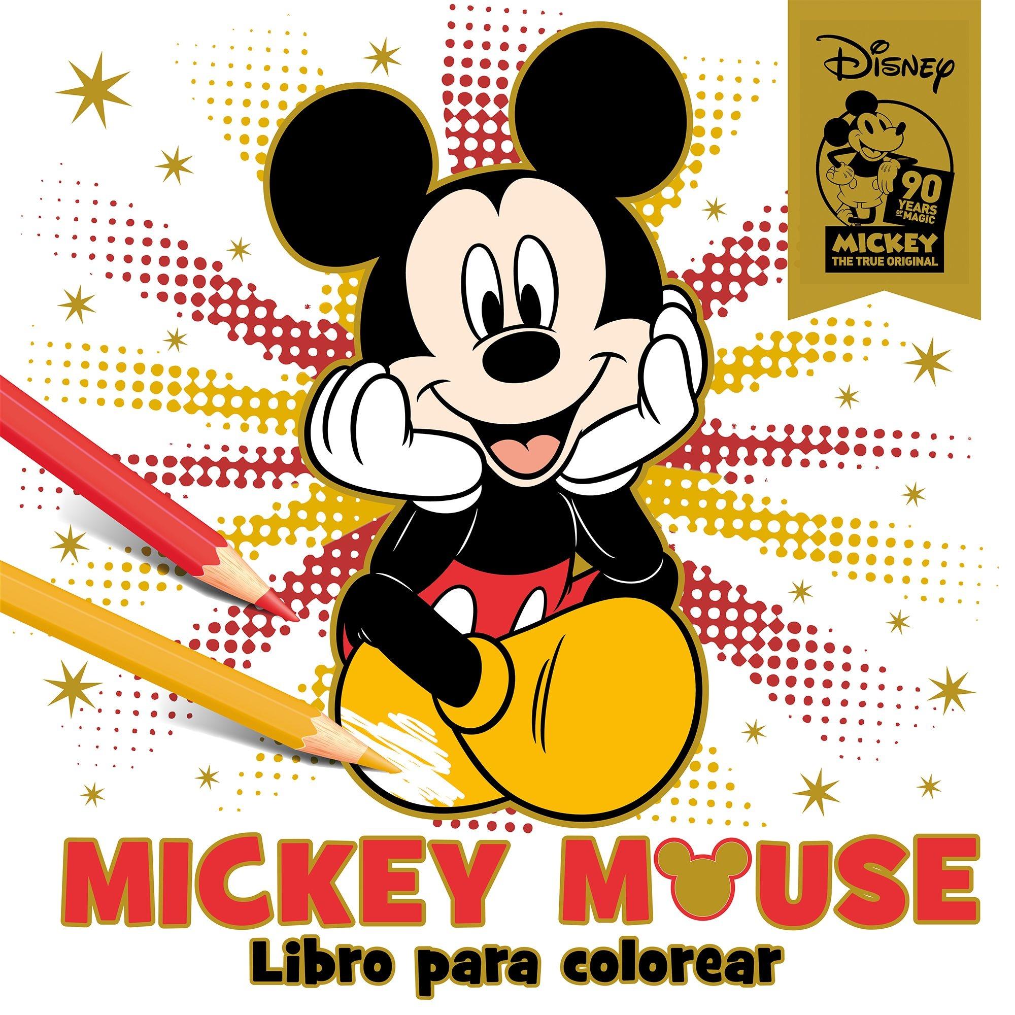 Mickey Mouse. Libro para colorear. Especial 90 aniversario. 