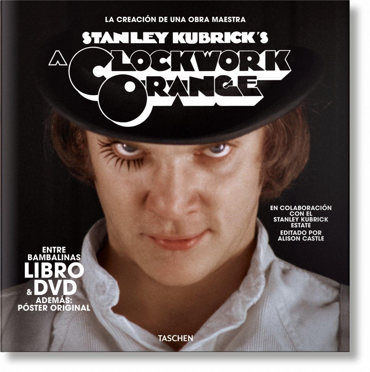 Stanley Kubrick. La naranja mecánica. Libro y DVD. 