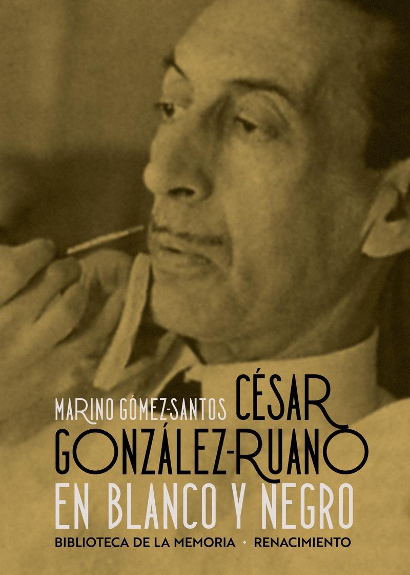 César Gónzalez-Ruano en blanco y negro. 