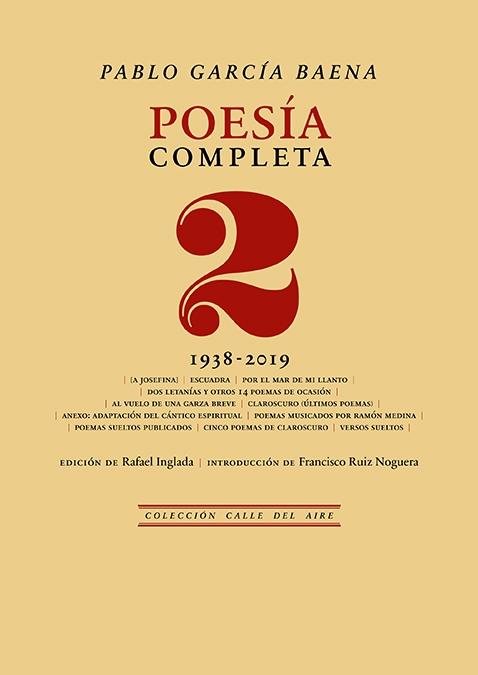 Poesía completa, 2 "1938-2019". 