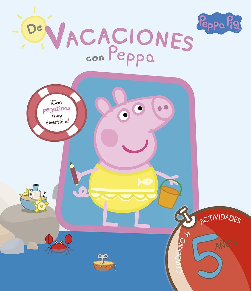 De Vacaciones con Peppa - 5 Años (Peppa Pig. Cuaderno de Actividades) "(Con Pegatinas)". 