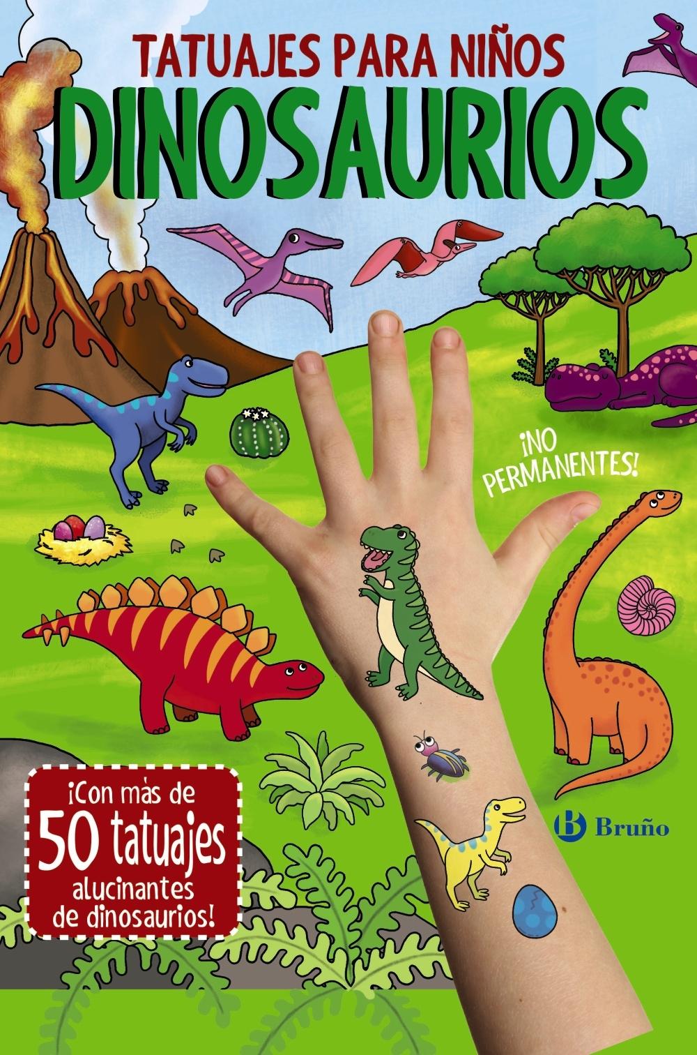Tatuajes para Niños. Dinosaurios. 