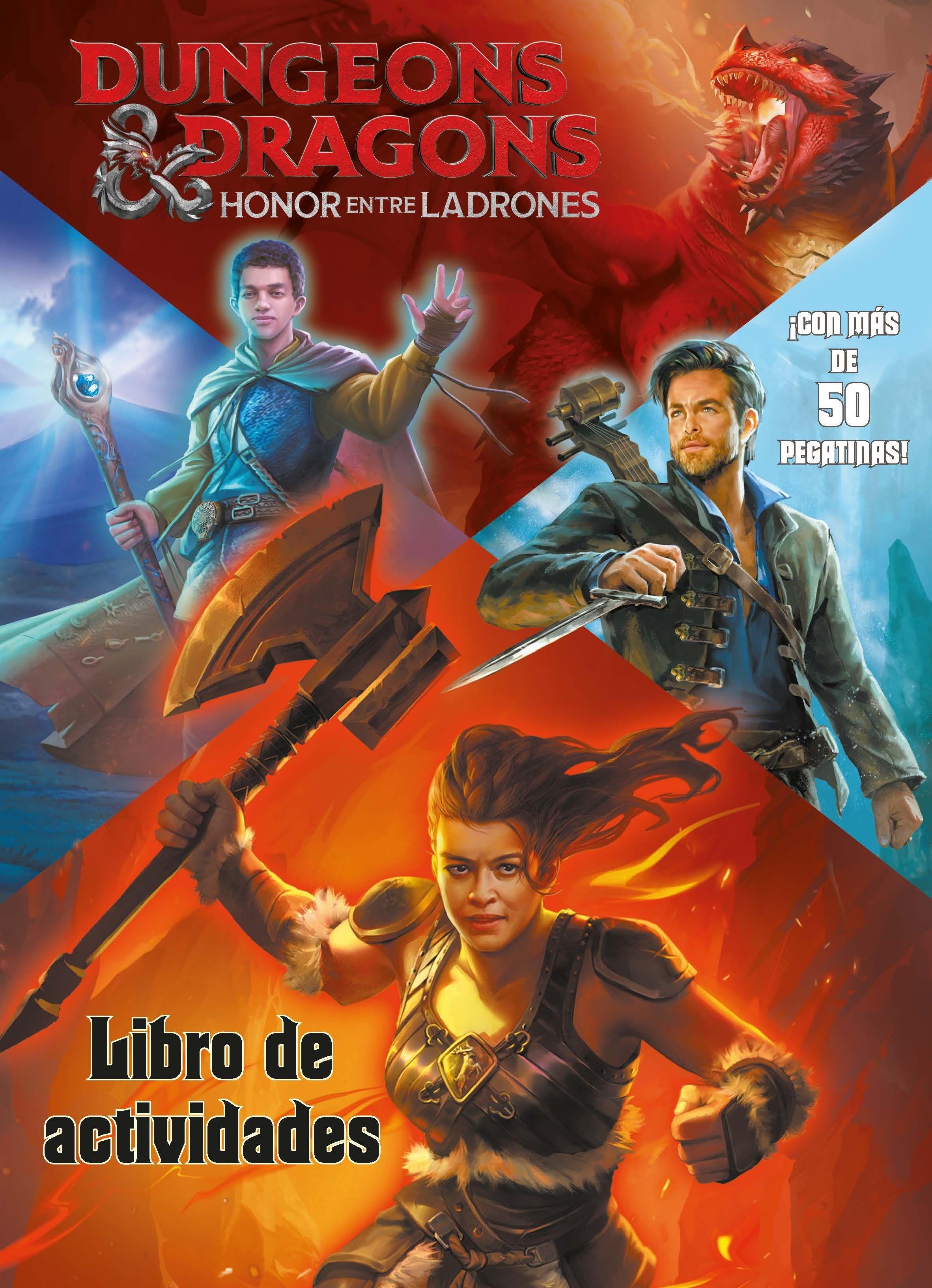 Dungeons & Dragons. Honor Entre Ladrones. Libro de Actividades "Con Pegatinas". 
