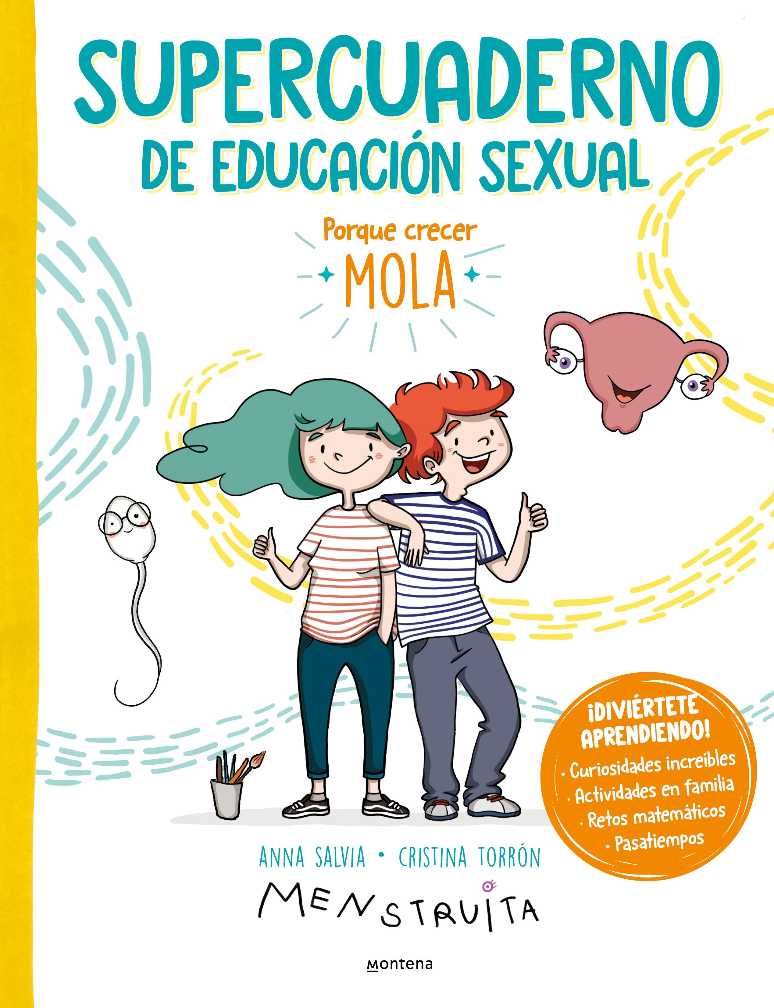 Supercuaderno de Educación Sexual "Porque Crecer Mola: Pasatiempos, Curiosidades Increíbles, Actividades En". 