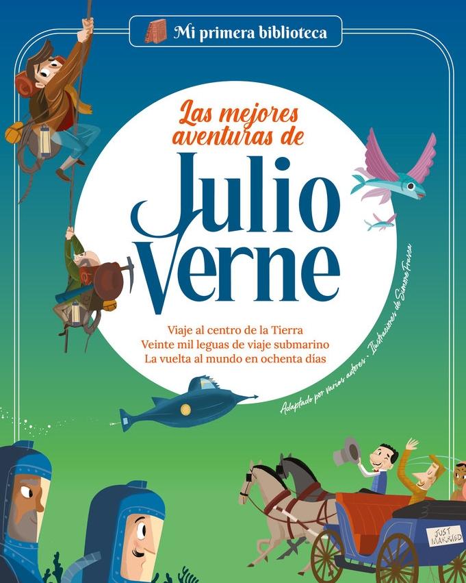 Las Mejores Aventuras de Julio Verne "Viaje al Centro de la Tierra / Veinte Mil Leguas de Viaje Su". 