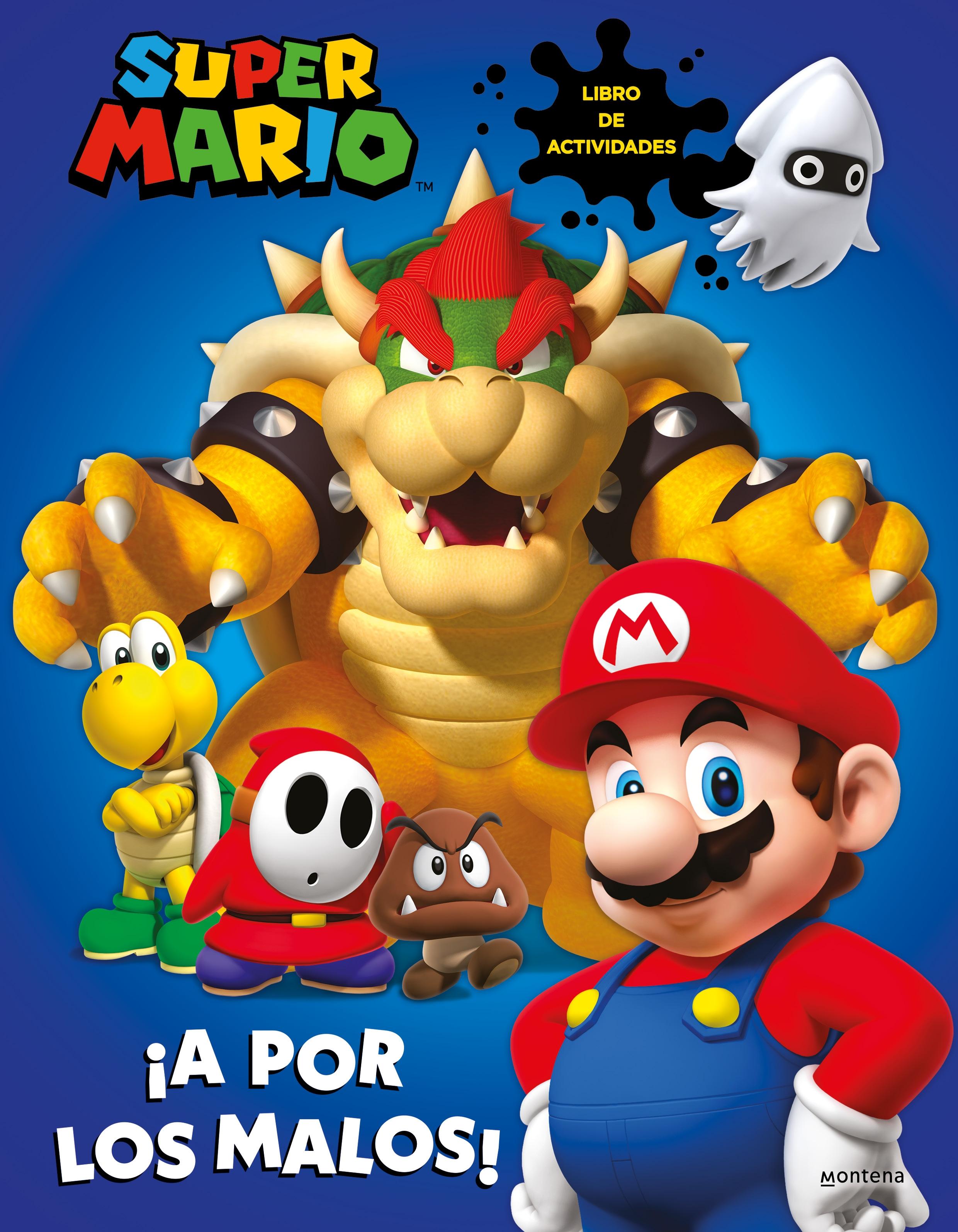 Super Mario: ¡A por los Malos! "Libro de Actividades de Mario Bros". 
