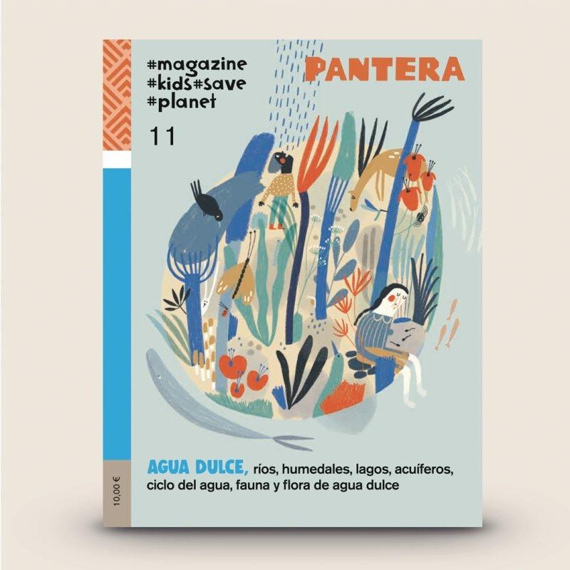 Revista Pantera 11: Agua Dulce, Ríos, Humedales, Lagos, Acuíferos, Ciclo del Agua, Fauna . 