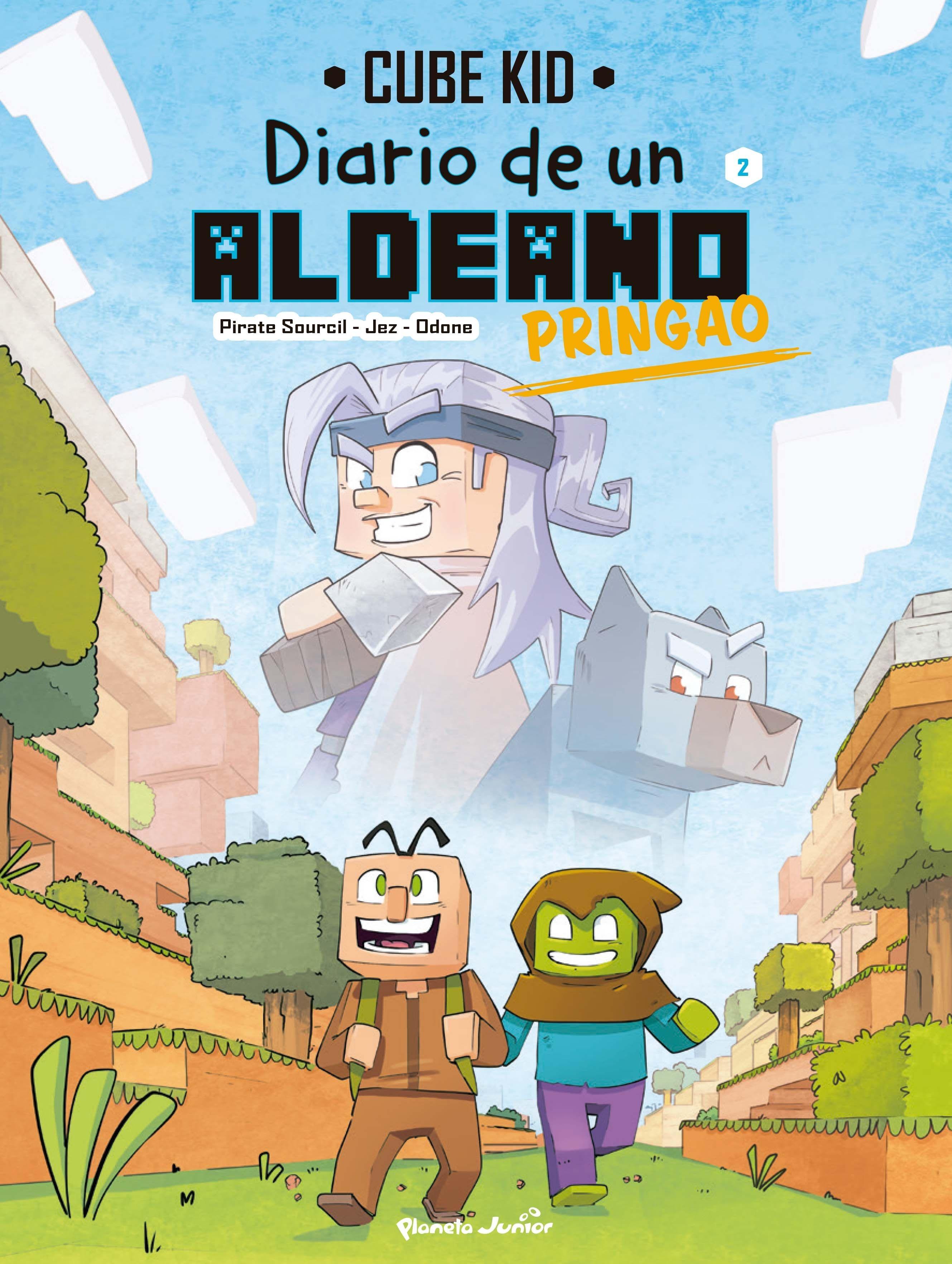 Diario de un Aldeano Pringao. Comic 2 "Un Paseo por el Nether". 