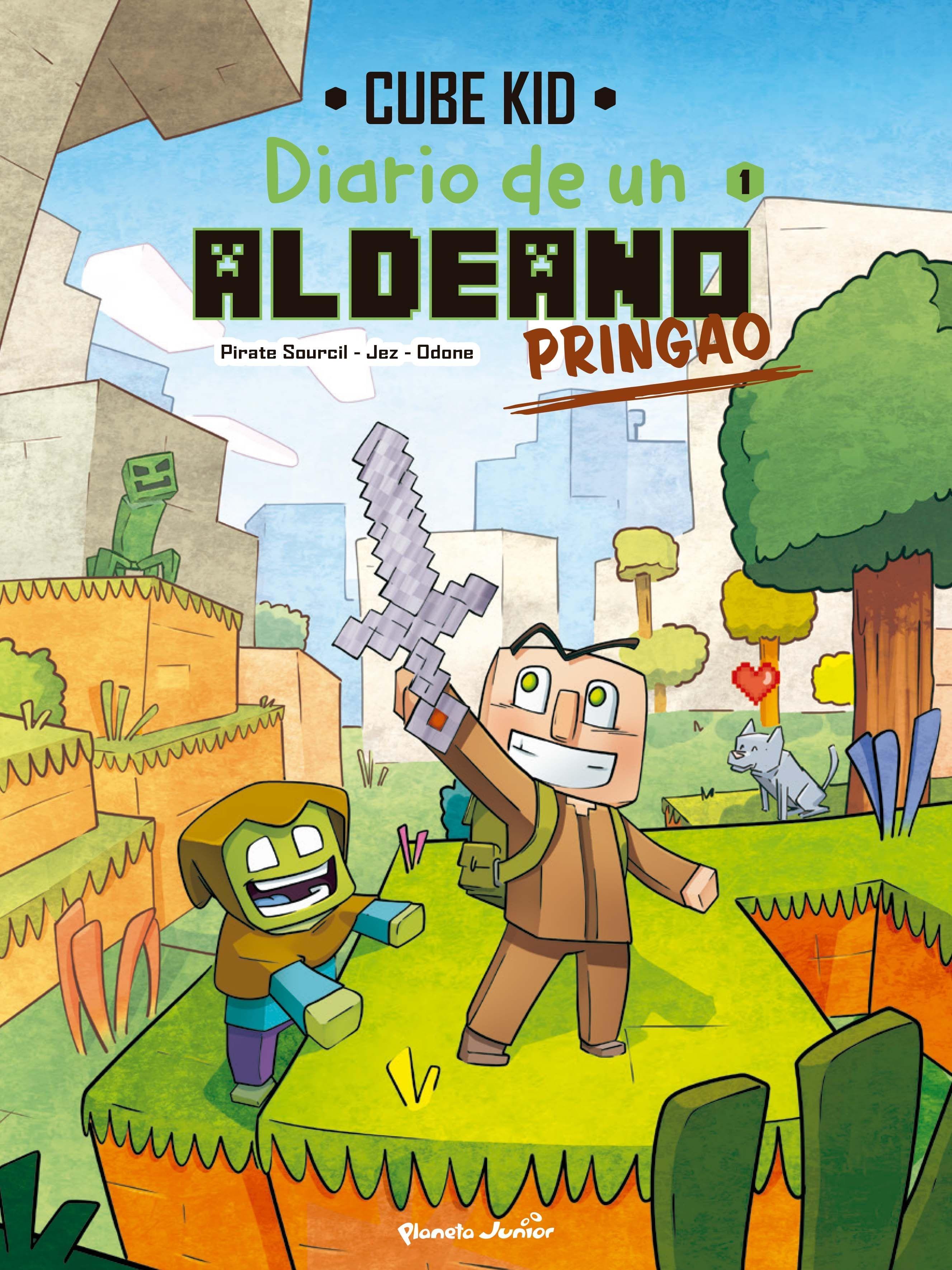 Diario de un Aldeano Pringao. Comic 1 "Un Nuevo Guerrero". 