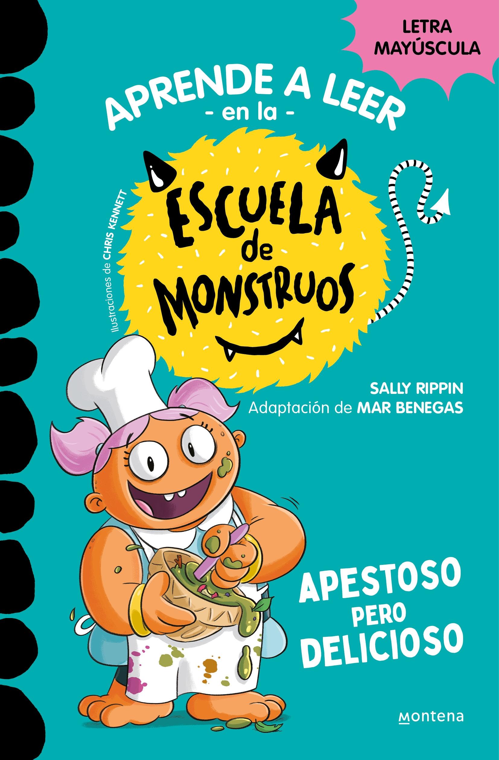 Aprender a Leer en la Escuela de Monstruos 14 - Apestoso pero Delicioso "En Letra Mayúscula para Aprender a Leer (Libros para Niños a Partir de 5"
