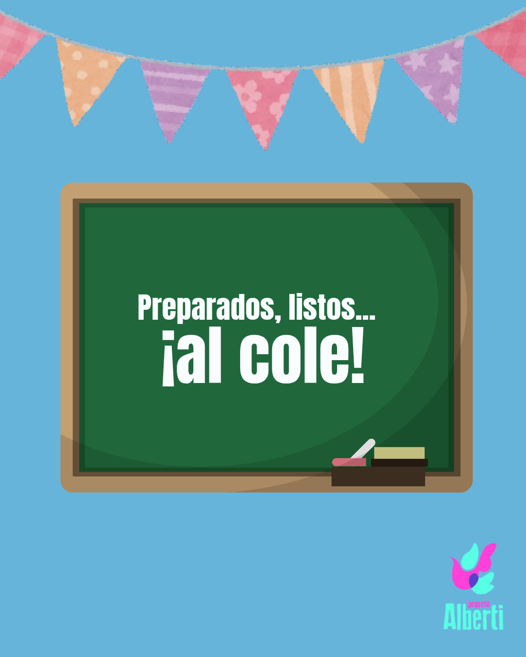 Preparados, listos... ¡al cole!