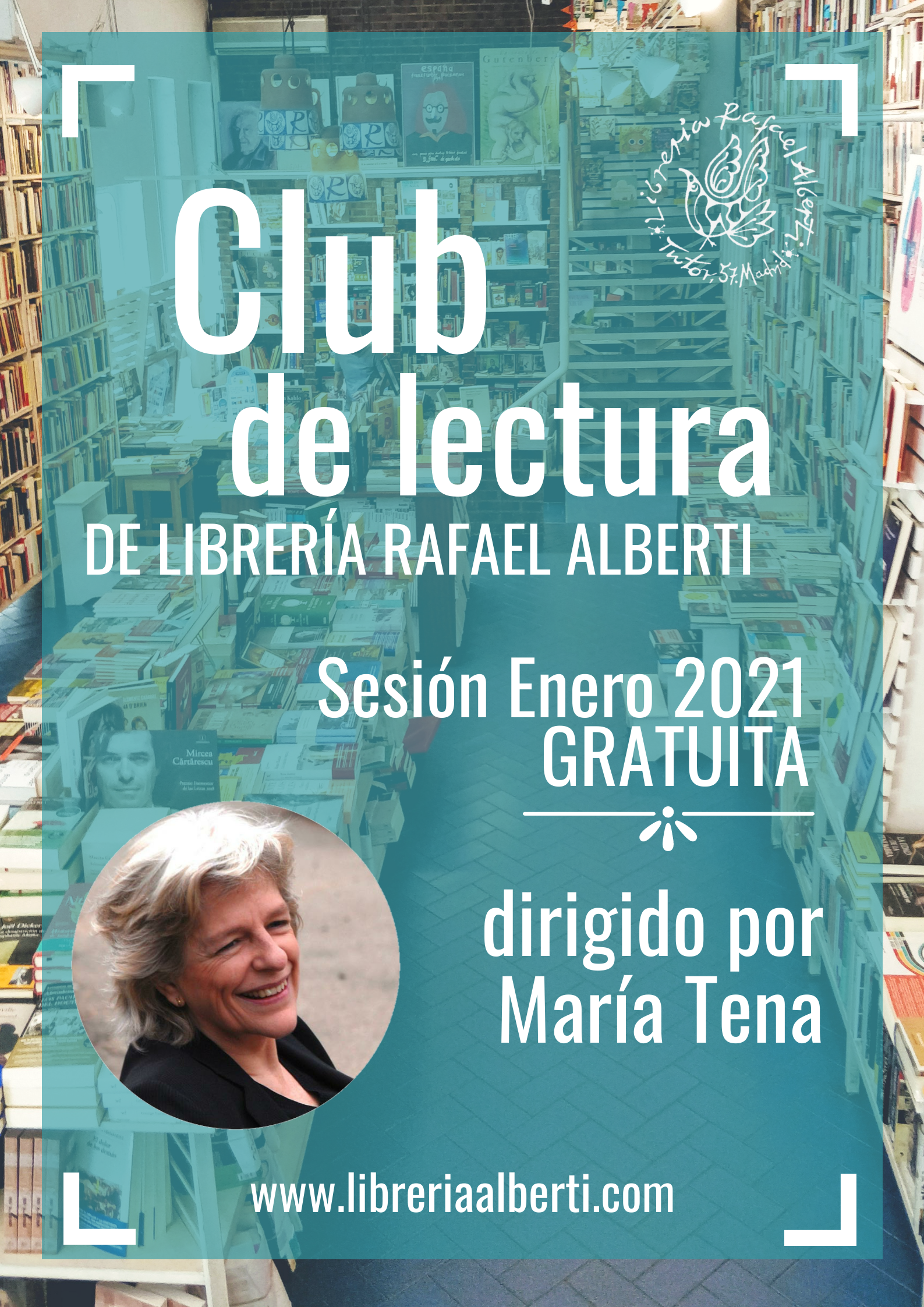 ¡¡PLAZAS AGOTADAS!! | Club de Lectura con MARÍA TENA | Enero 2021 - SESIÓN GRATUITA | 'Las maravillas', de Elena Medel