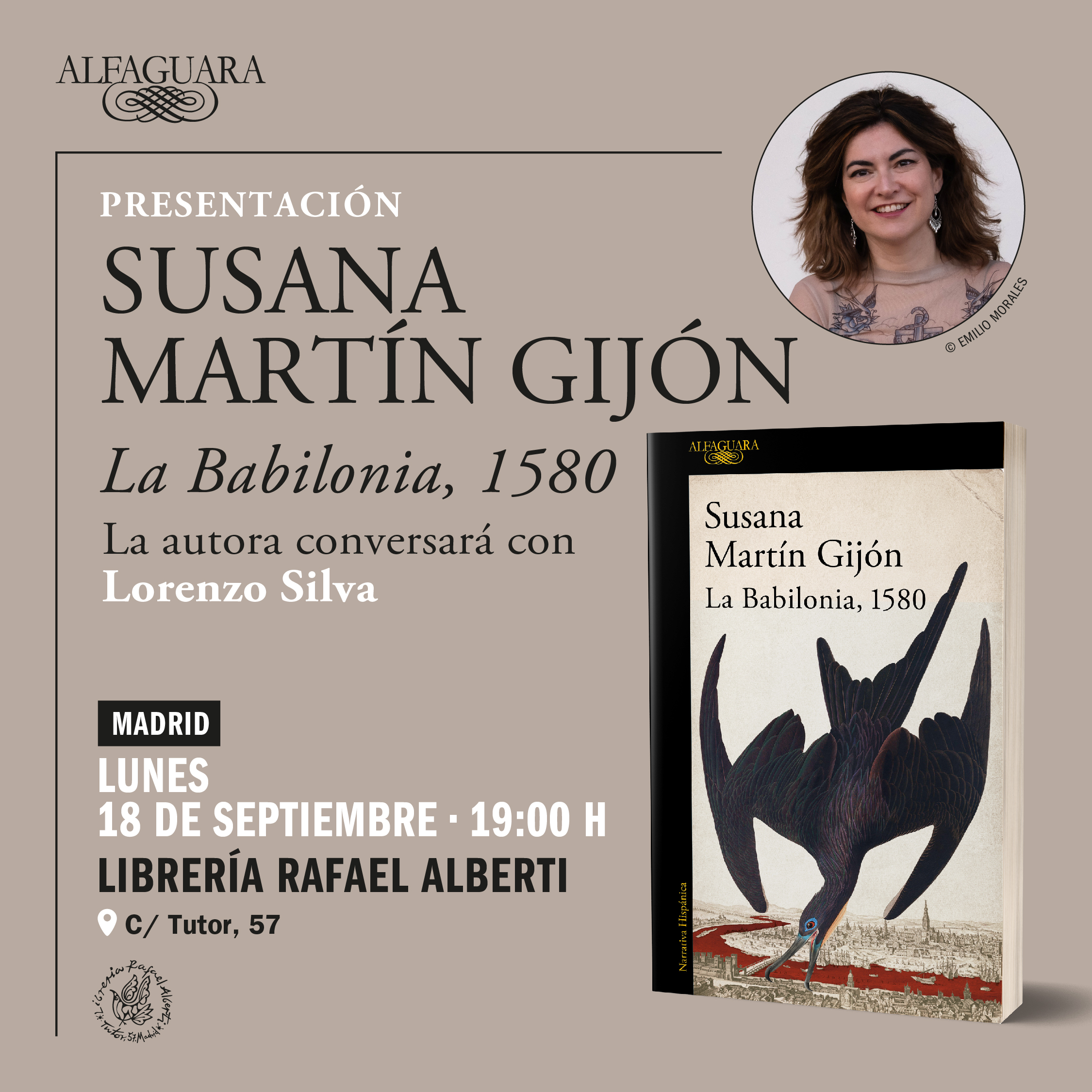 SUSANA MARTÍN GIJÓN, La Babilonia, 1580 (Alfaguara)