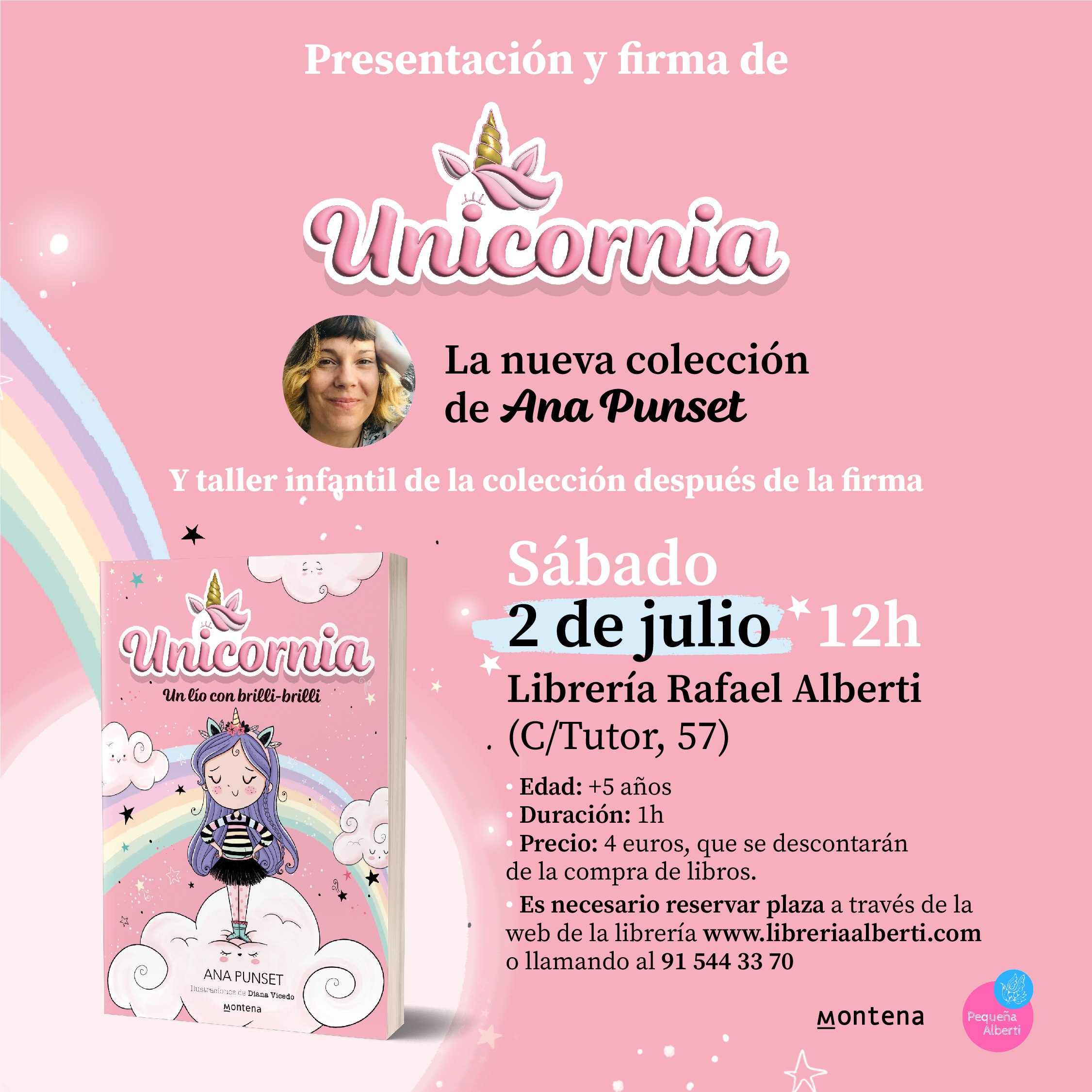 Cuentacuentos y taller con 'Unicornia', la nueva colección de ANA PUNSET
