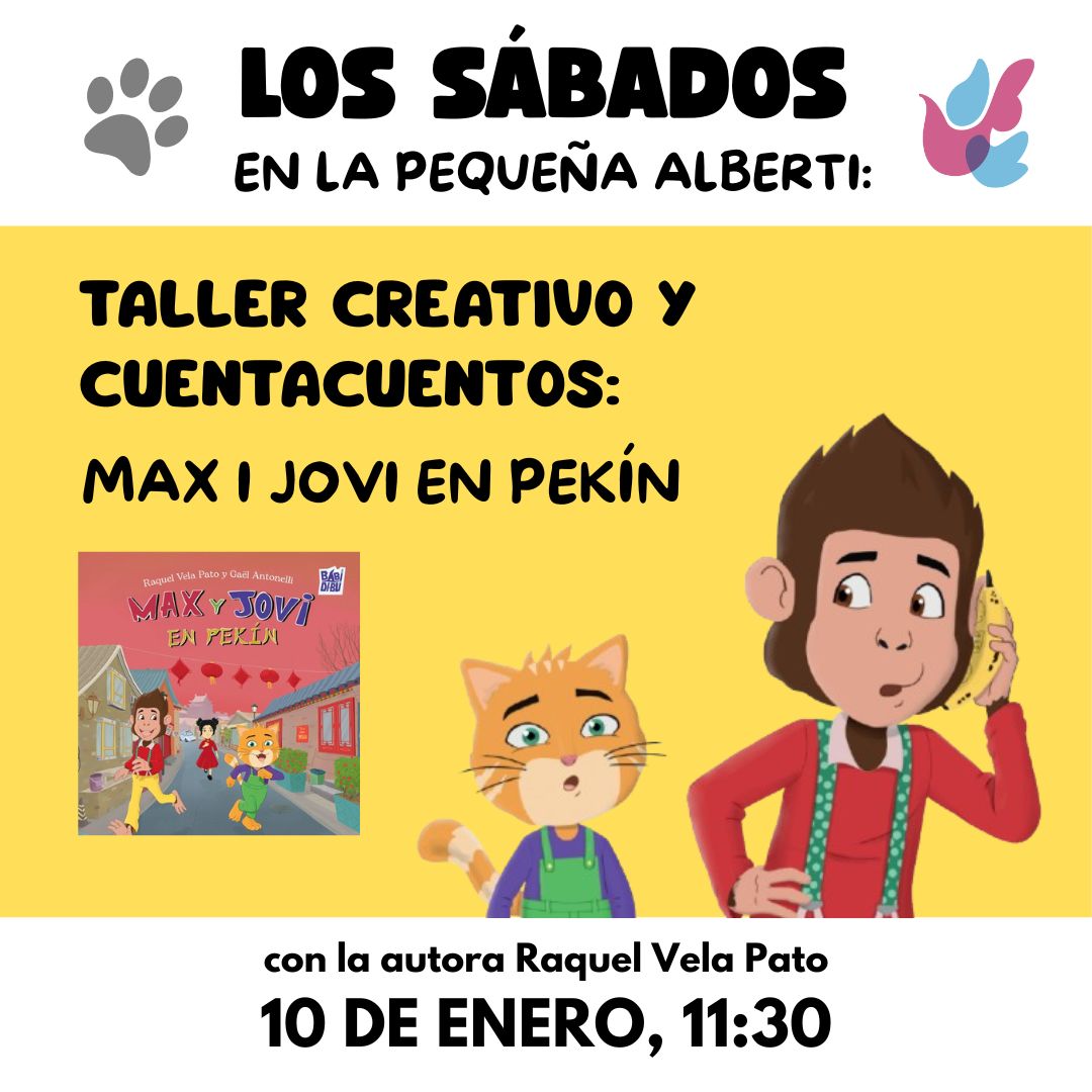 Taller creativo y cuentacuentos: MAX Y JOVI EN PEKÍN