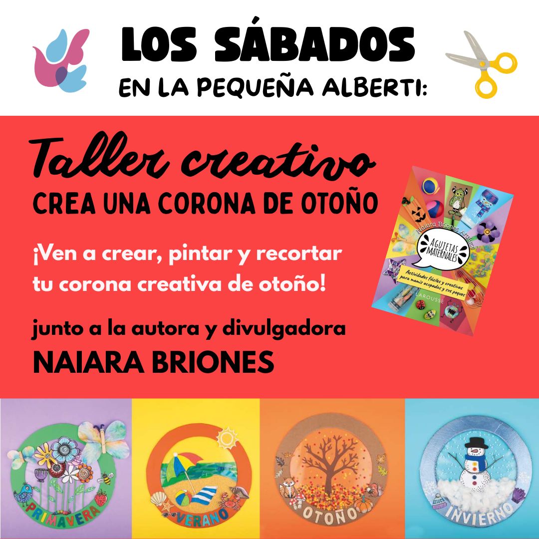 Taller creativo: ¡Crea una corona de otoño! junto a NAIARA BRIONES