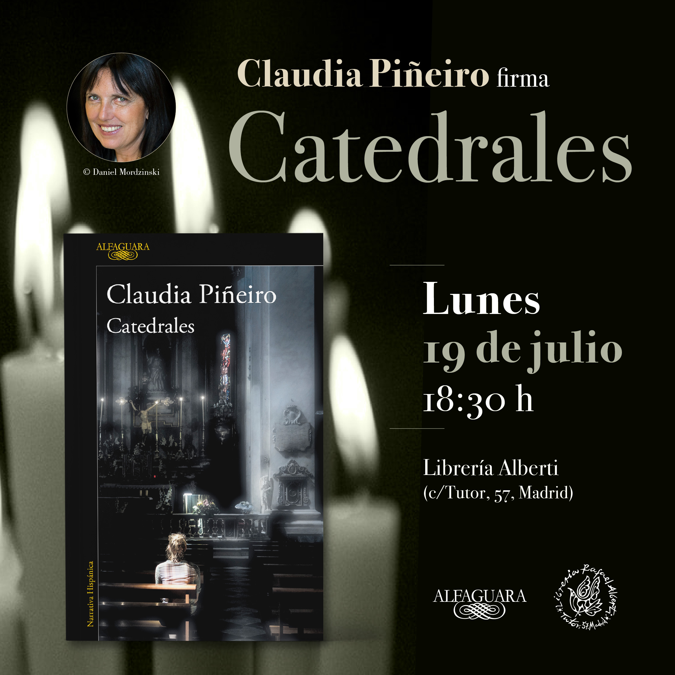 CLAUDIA PIÑEIRO, 'Catedrales' (Alfaguara)