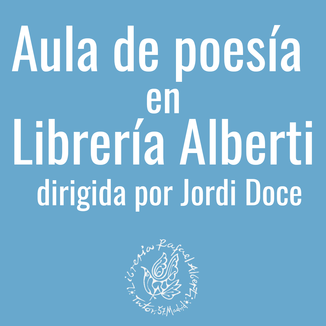 Sesión Informativa AULA DE POESÍA con JORDI DOCE
