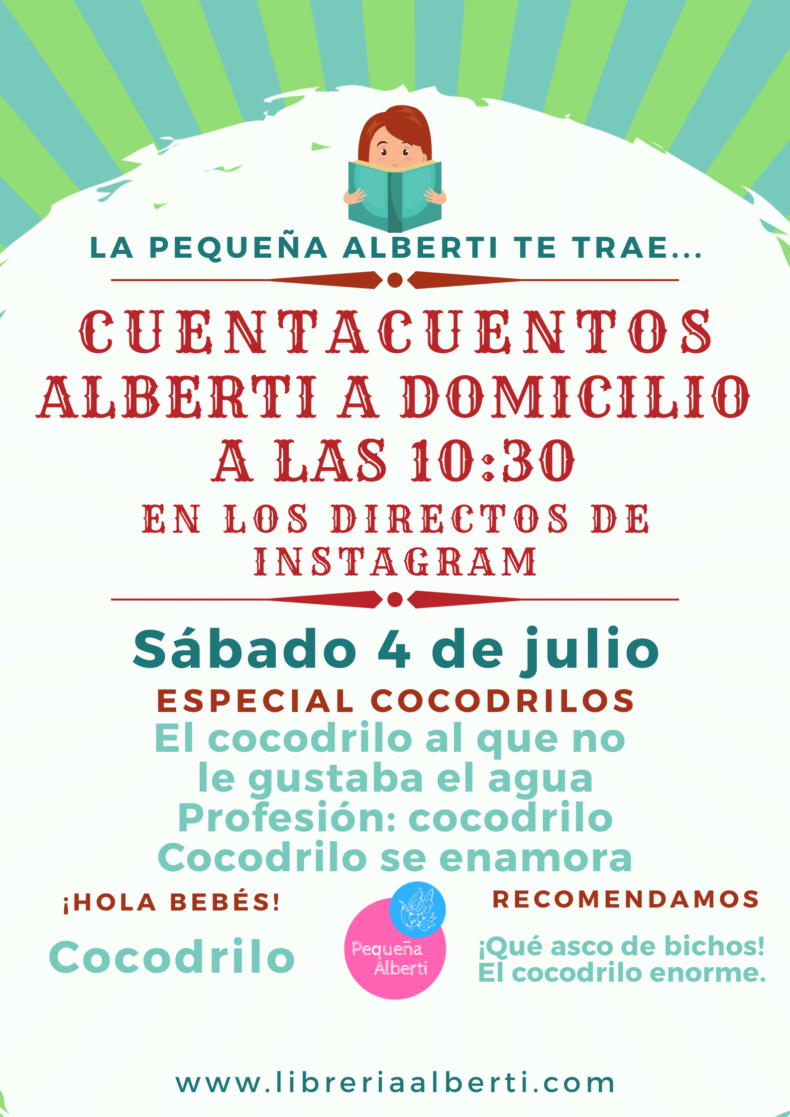 Cuentacuentos #AlbertiADomicilio 51 | ESPECIAL COCODRILOS