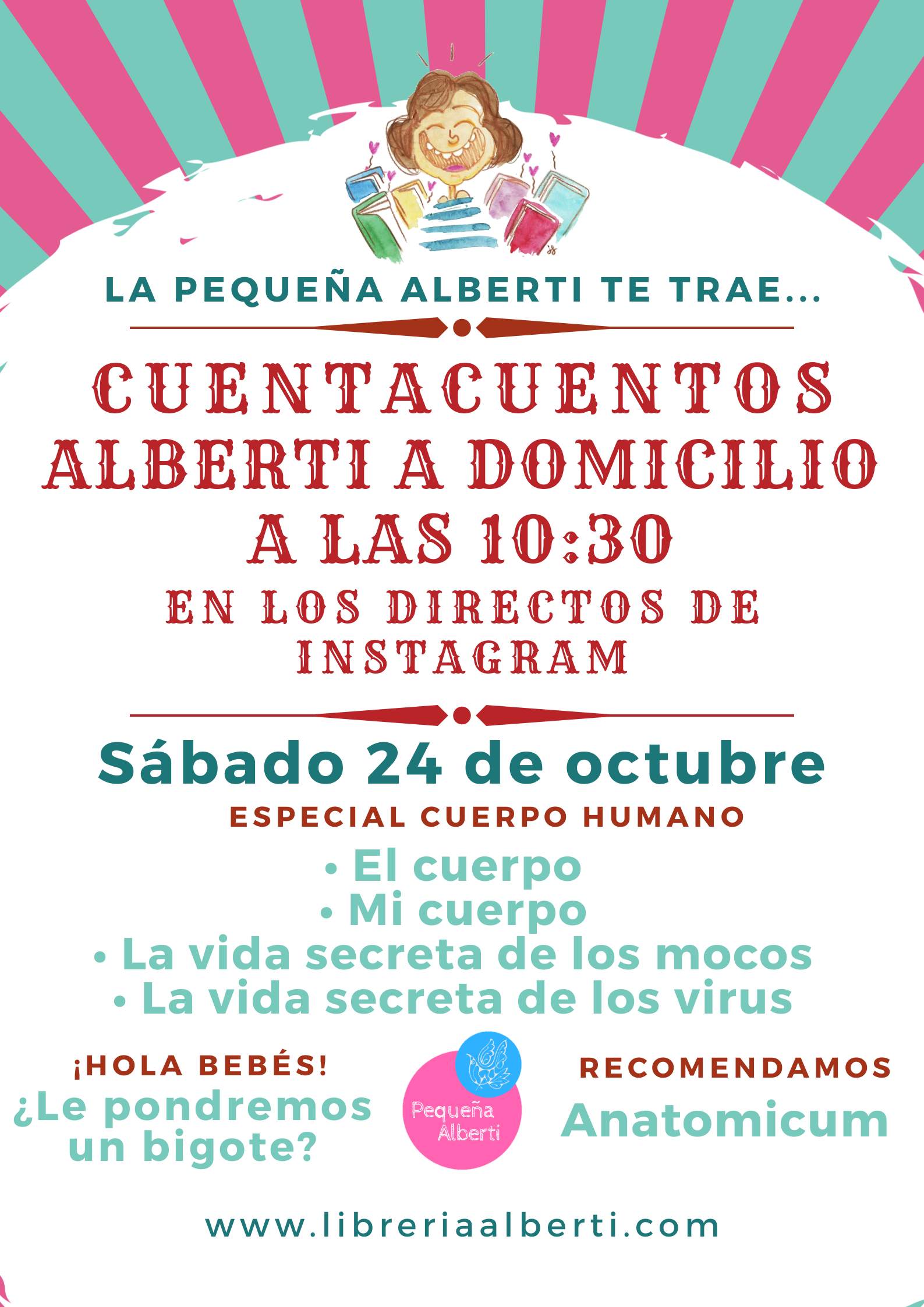 Cuentacuentos #AlbertiADomicilio 64 | Especial cuerpo humano