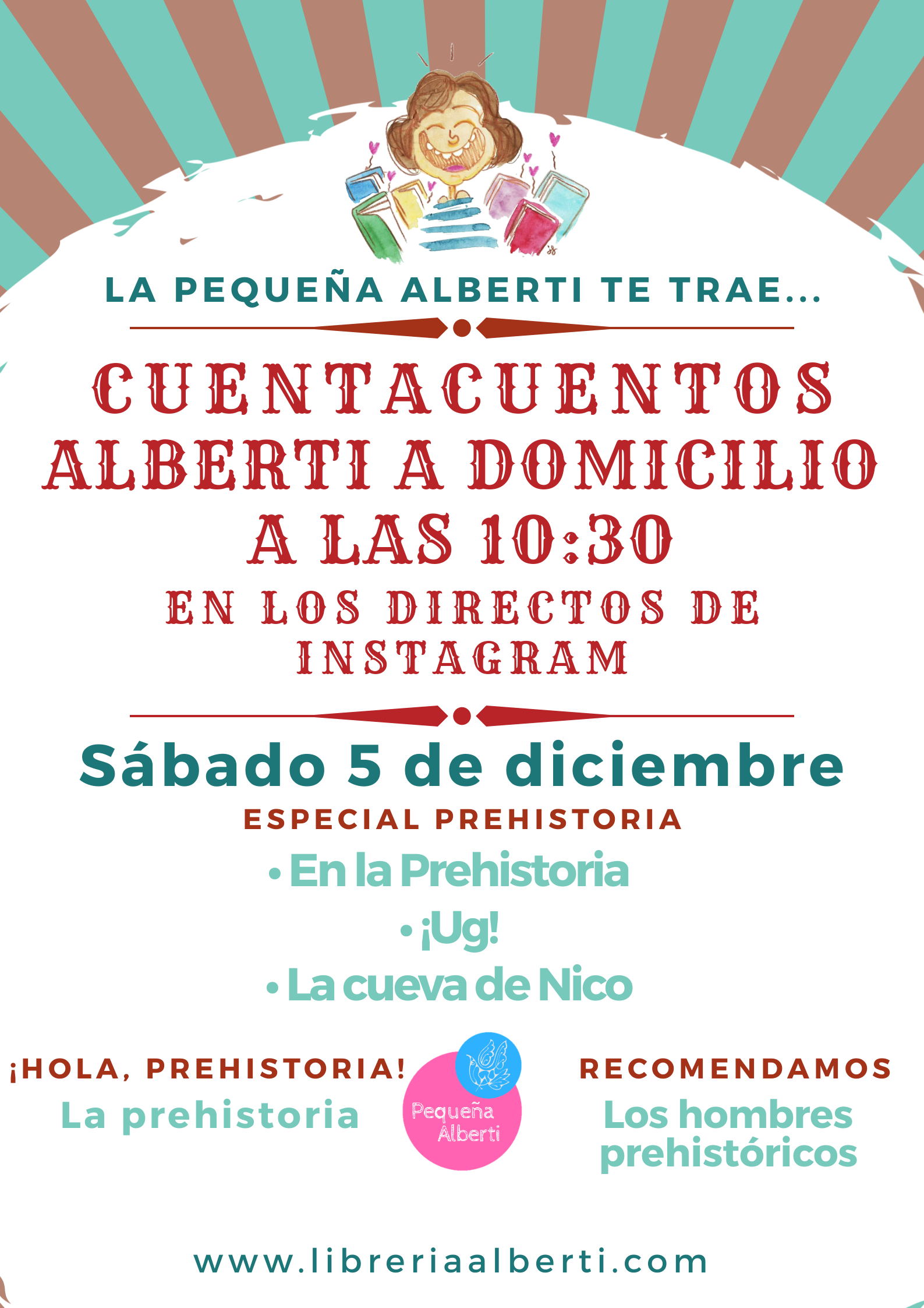 Cuentacuentos #AlbertiADomicilio 70 - ESPECIAL PREHISTORIA