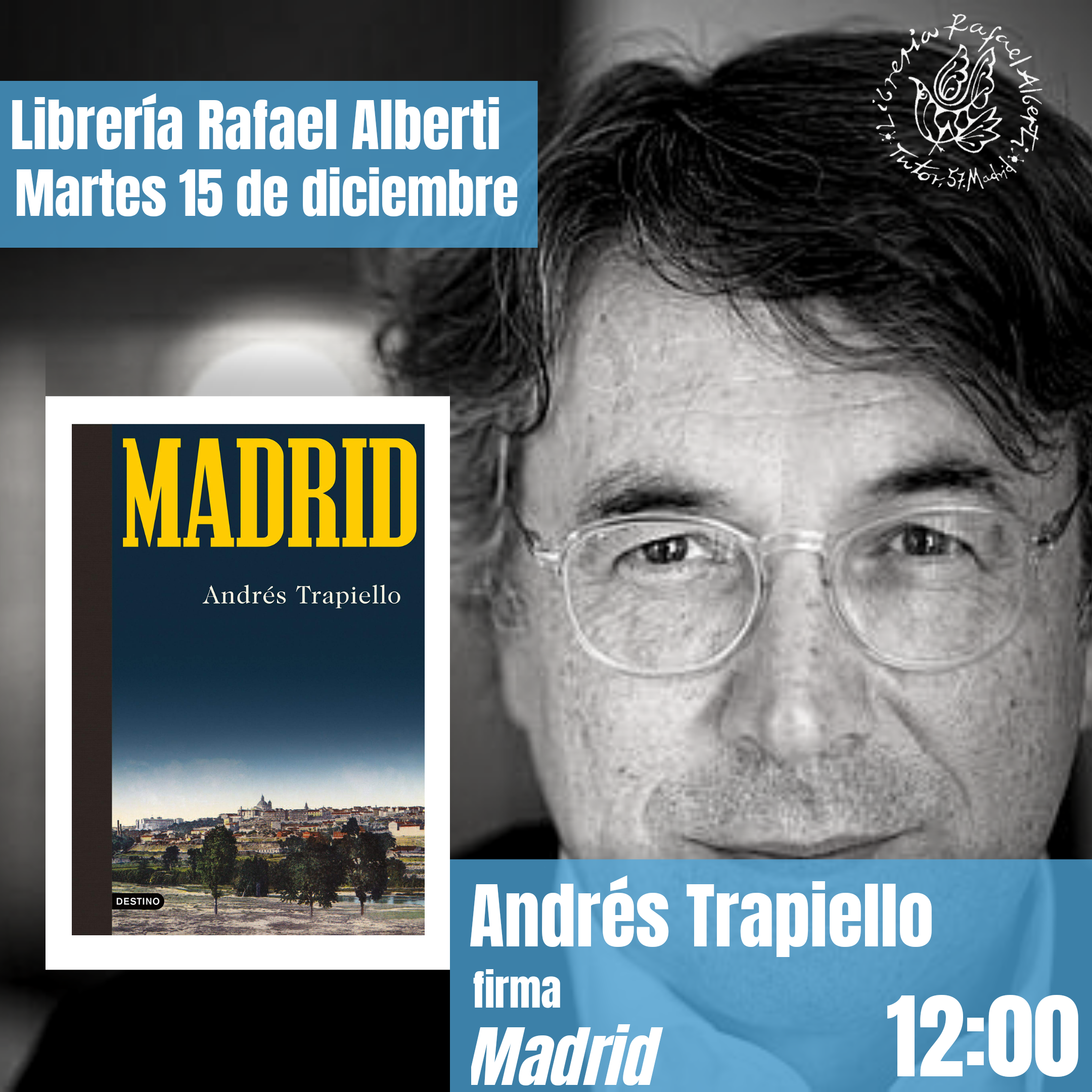 ANDRÉS TRAPIELLO firma 'Madrid' (Destino)