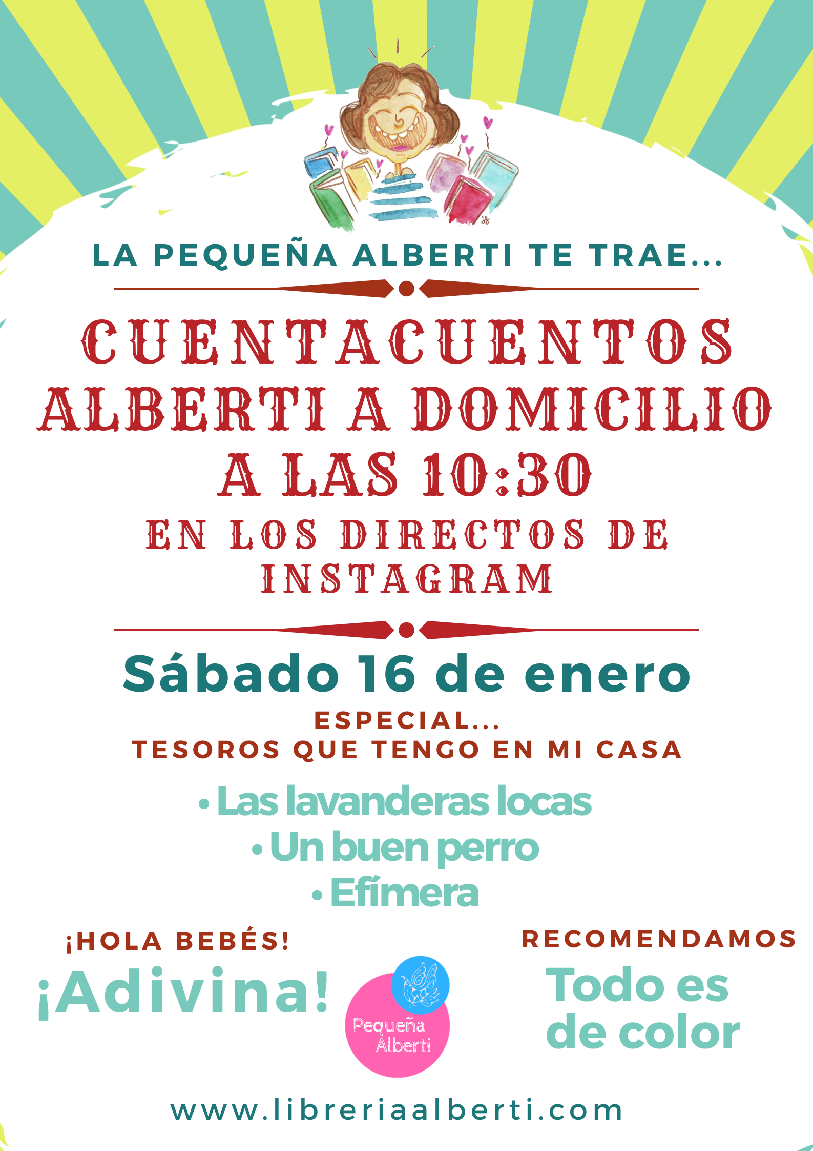 Cuentacuentos #AlbertiADomicilio 77 - Más cuentos desde casa