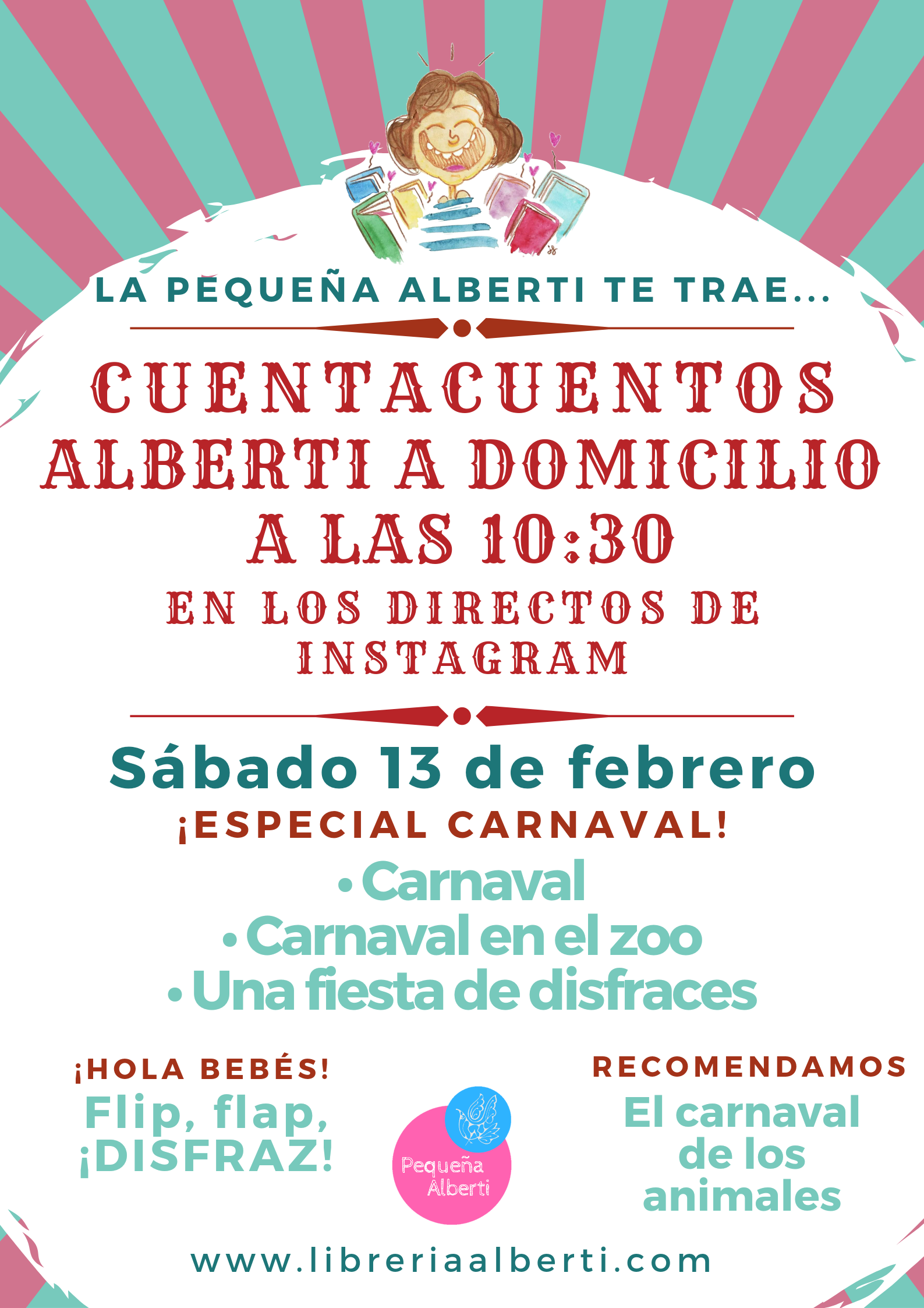 Cuentacuentos #AlbertiADomicilio 81 | ¡ESPECIAL CARNAVAL!