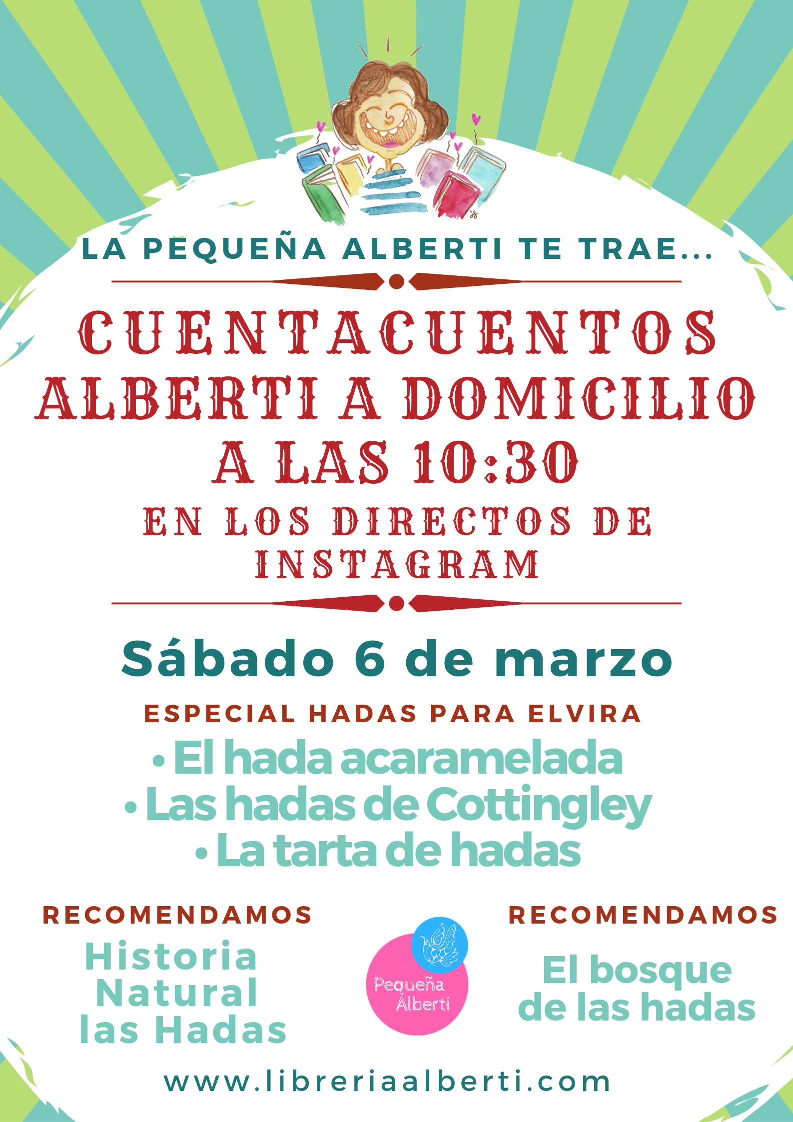 Cuentacuentos #AlbertiADomicilio 83 | ESPECIAL HADAS para Elvira 