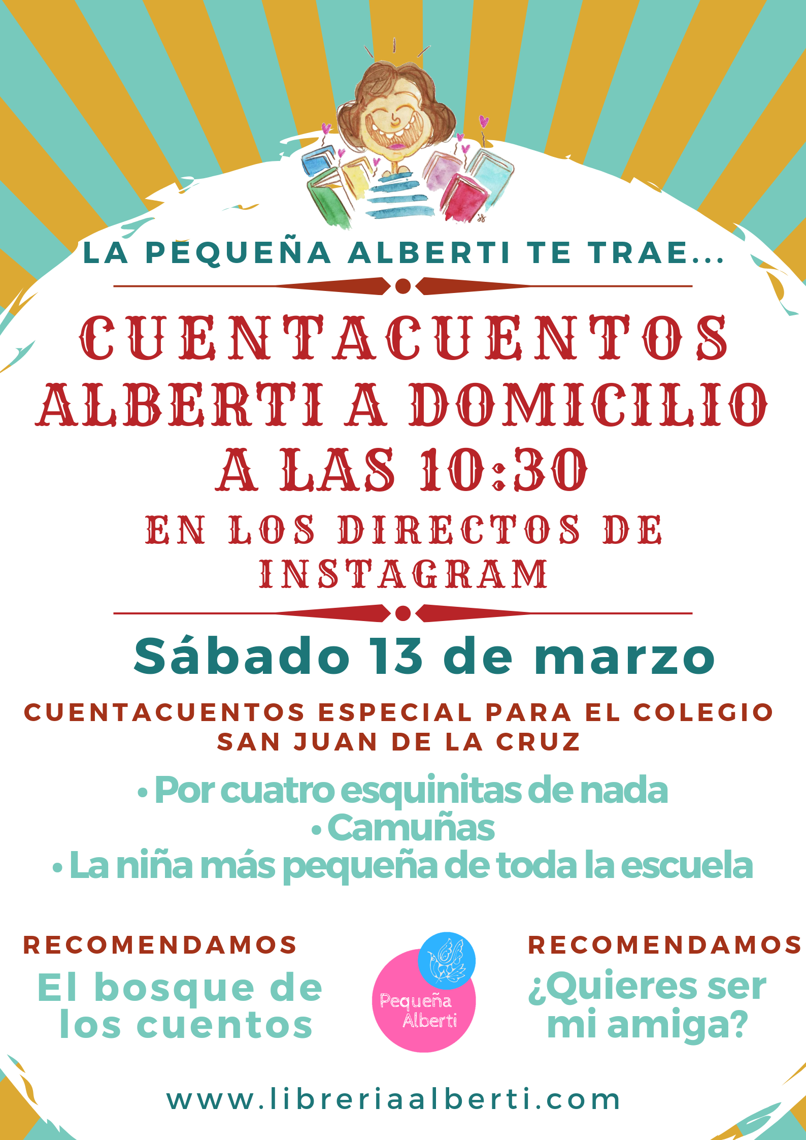 Cuentacuentos #AlbertiADomicilio 84 | ESPECIAL PARA EL COLEGIO SAN JUAN DE LA CRUZ