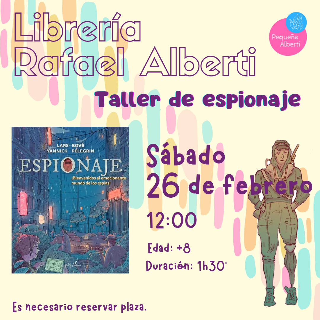 Taller de espionaje con Pijama Books