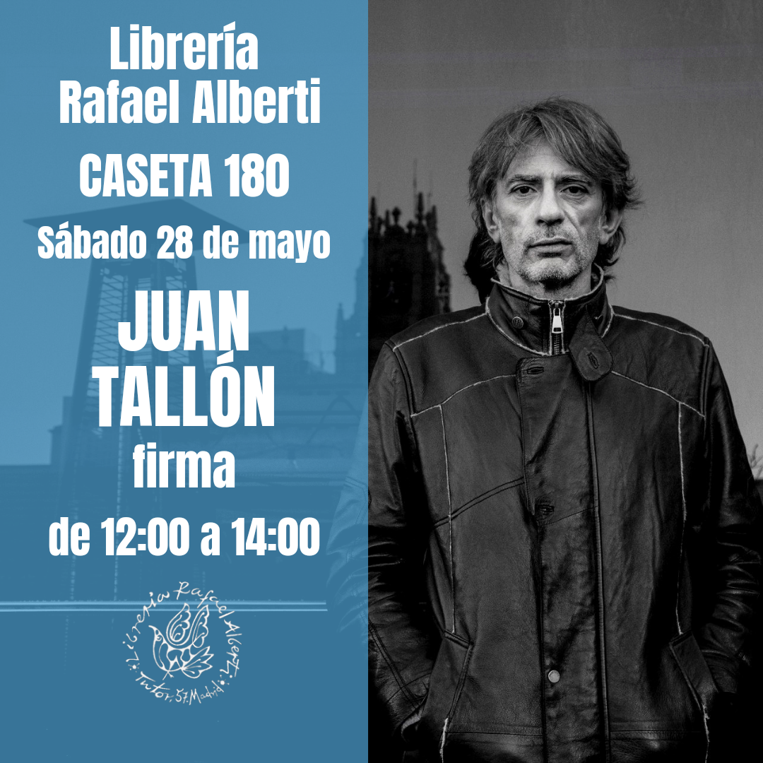 JUAN TALLÓN - CASETA 180 - FERIA DEL LIBRO DE MADRID