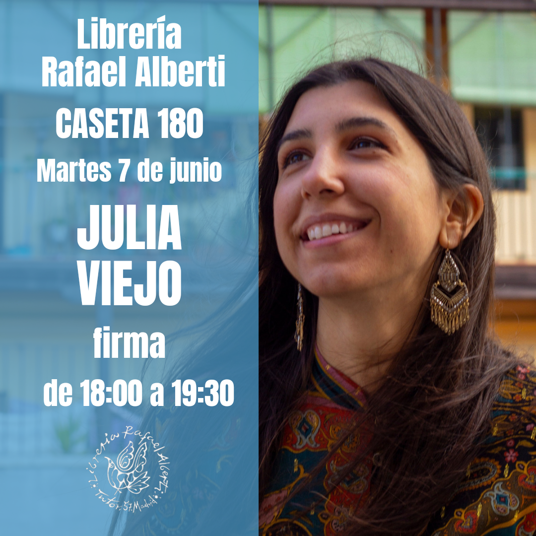 JULIA VIEJO - CASETA 180 - FERIA DEL LIBRO DE MADRID