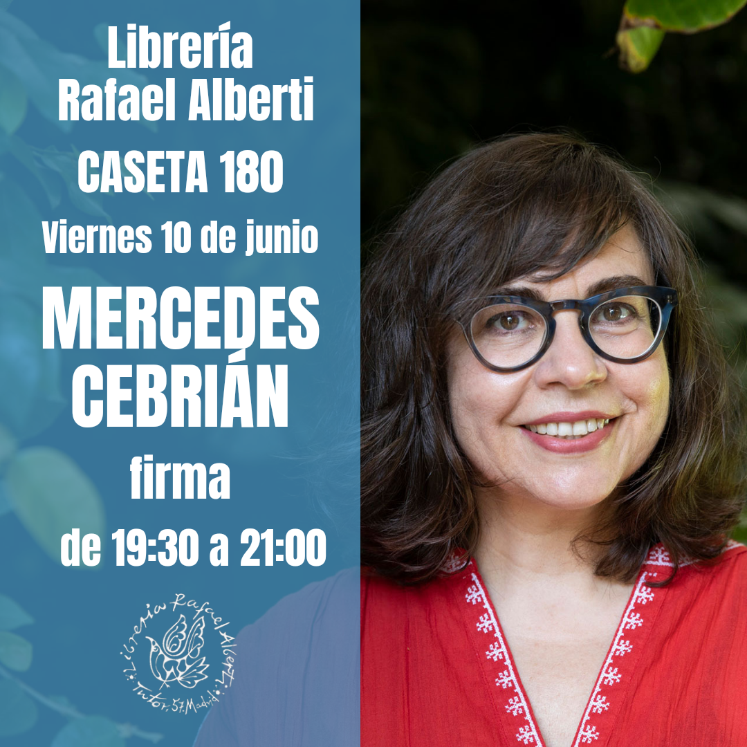 MERCEDES CEBRIÁN - CASETA 180 - FERIA DEL LIBRO DE MADRID