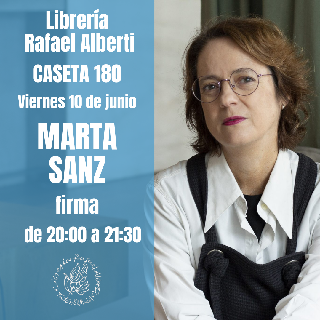 MARTA SANZ - CASETA 180 - FERIA DEL LIBRO DE MADRID