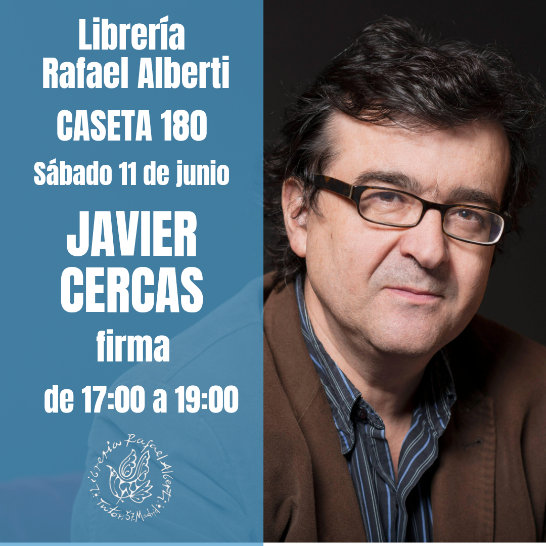 JAVIER CERCAS - CASETA 180 - FERIA DEL LIBRO DE MADRID