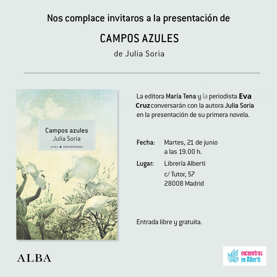 JULIA SORIA, Campos azules (Alba)