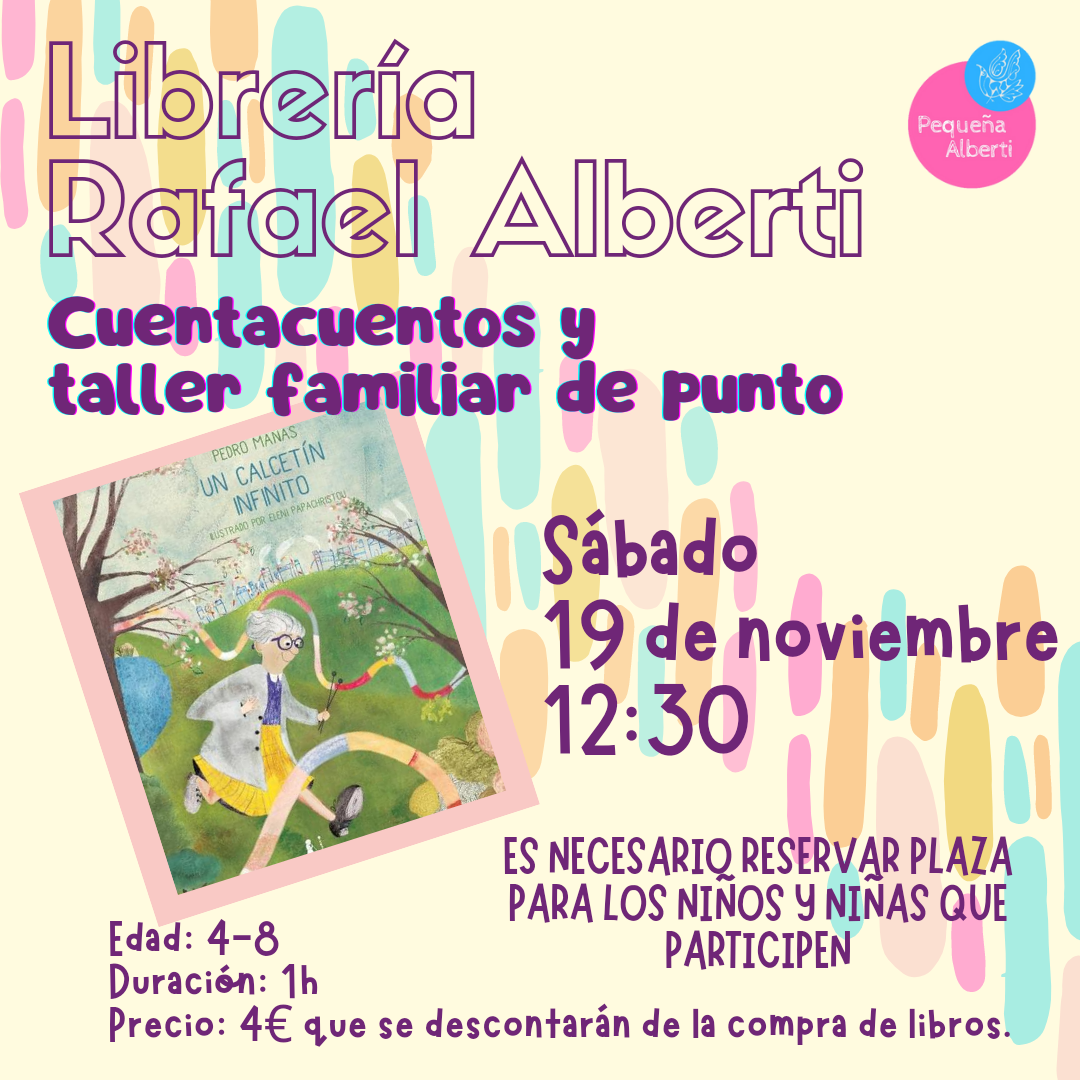 Un calcetín infinito - Cuentacuentos y taller familiar de punto