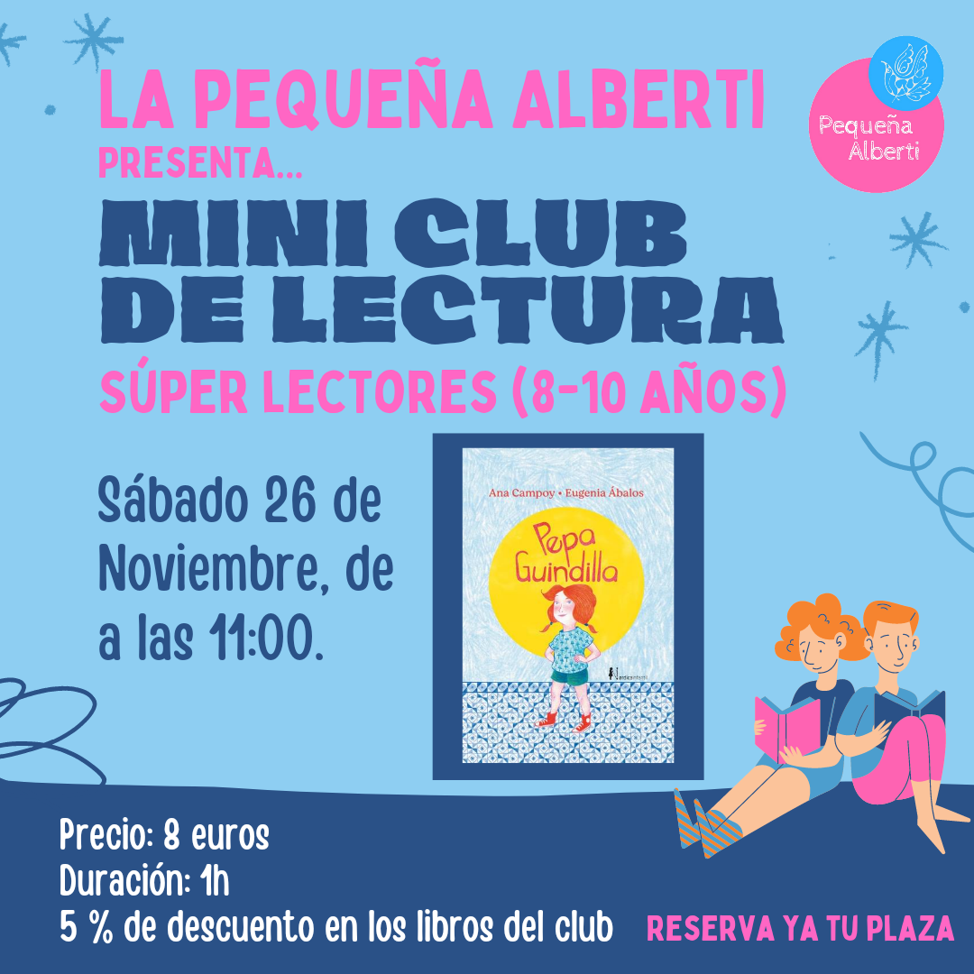 Mini club de lectura 8-10 años - Pepa Guindilla