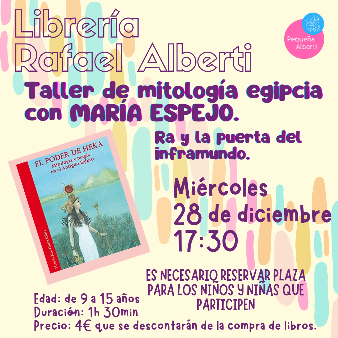 Ra y la puerta del inframundo - Taller de mitología egipcia con MARÍA ESPEJO