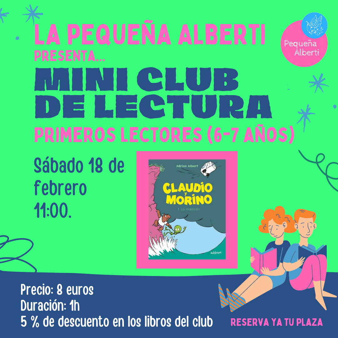 Mini Club de Lectura de 6 a 7 años - CLAUDIO Y MORINO 1. LA MALDICIÓN