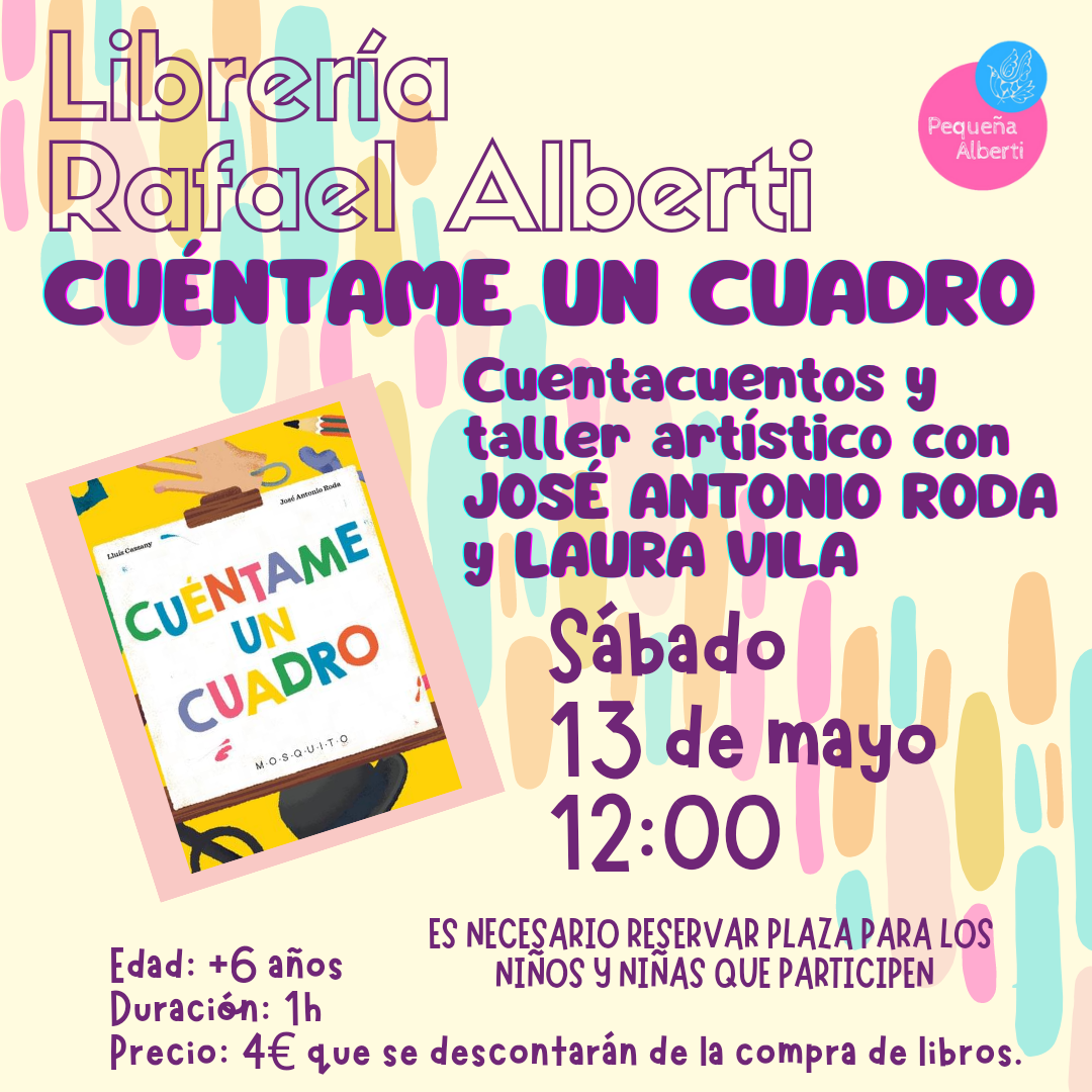 ¡¡¡APLAZADO!!! - CUÉNTAME UN CUADRO - Un cuentacuentos histórico artístico para niños y niñas curiosos