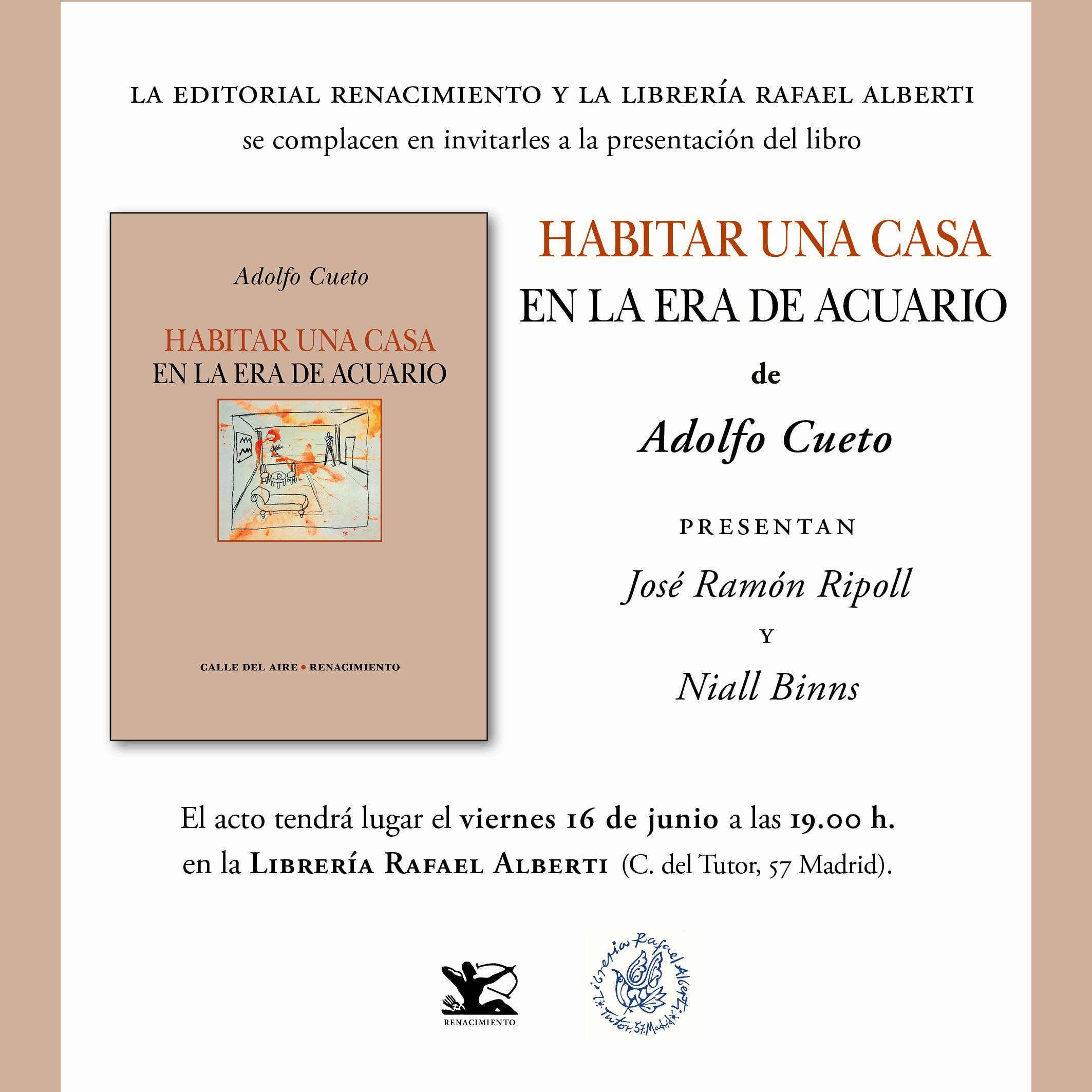 Habitar una casa en la era de acuario, de ADOLFO CUETO (Renacimiento)