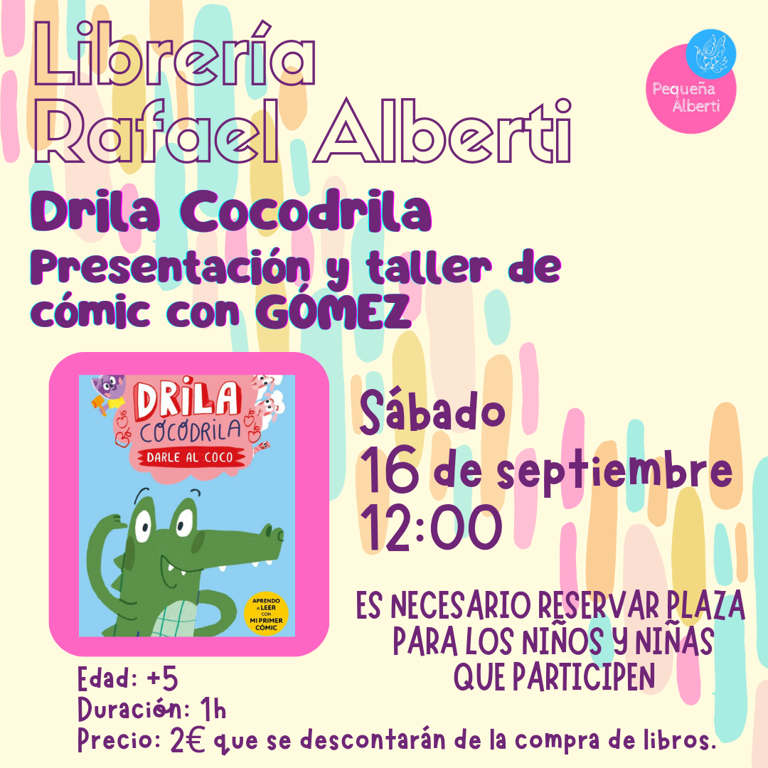 Presentación de la nueva colección DRILA COCODRILA. Crea tu marioneta de DRILA con GÓMEZ